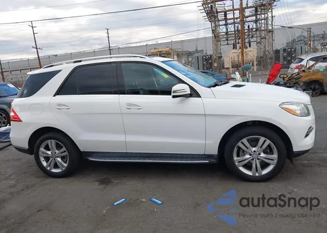 2015 Mercedes-Benz Ml 350 4Matic из США, поврежденный, VIN 4JGDA5HB6FA582881